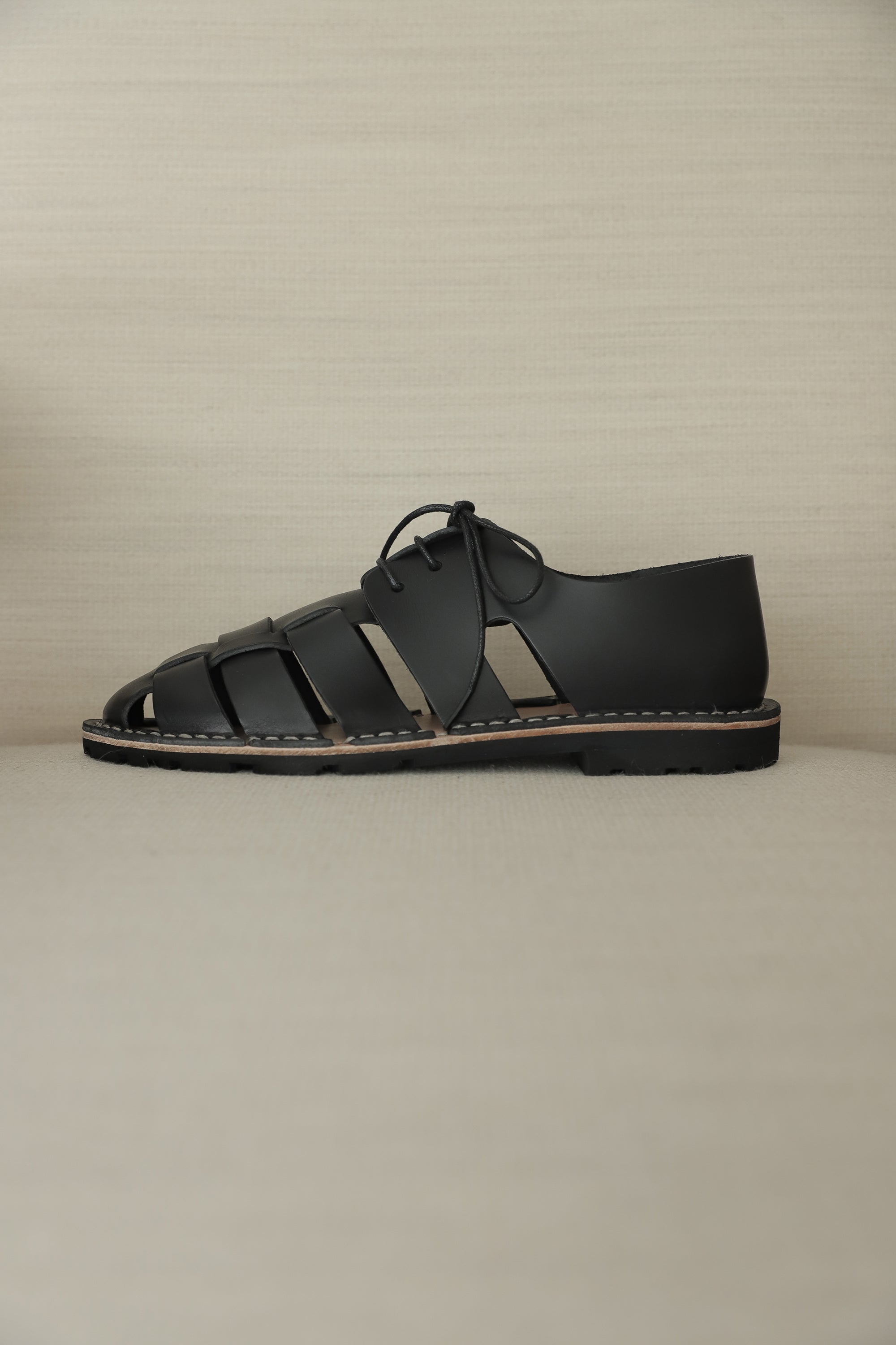 STEVE MONO - Artisanal Sandals 10/05 Black