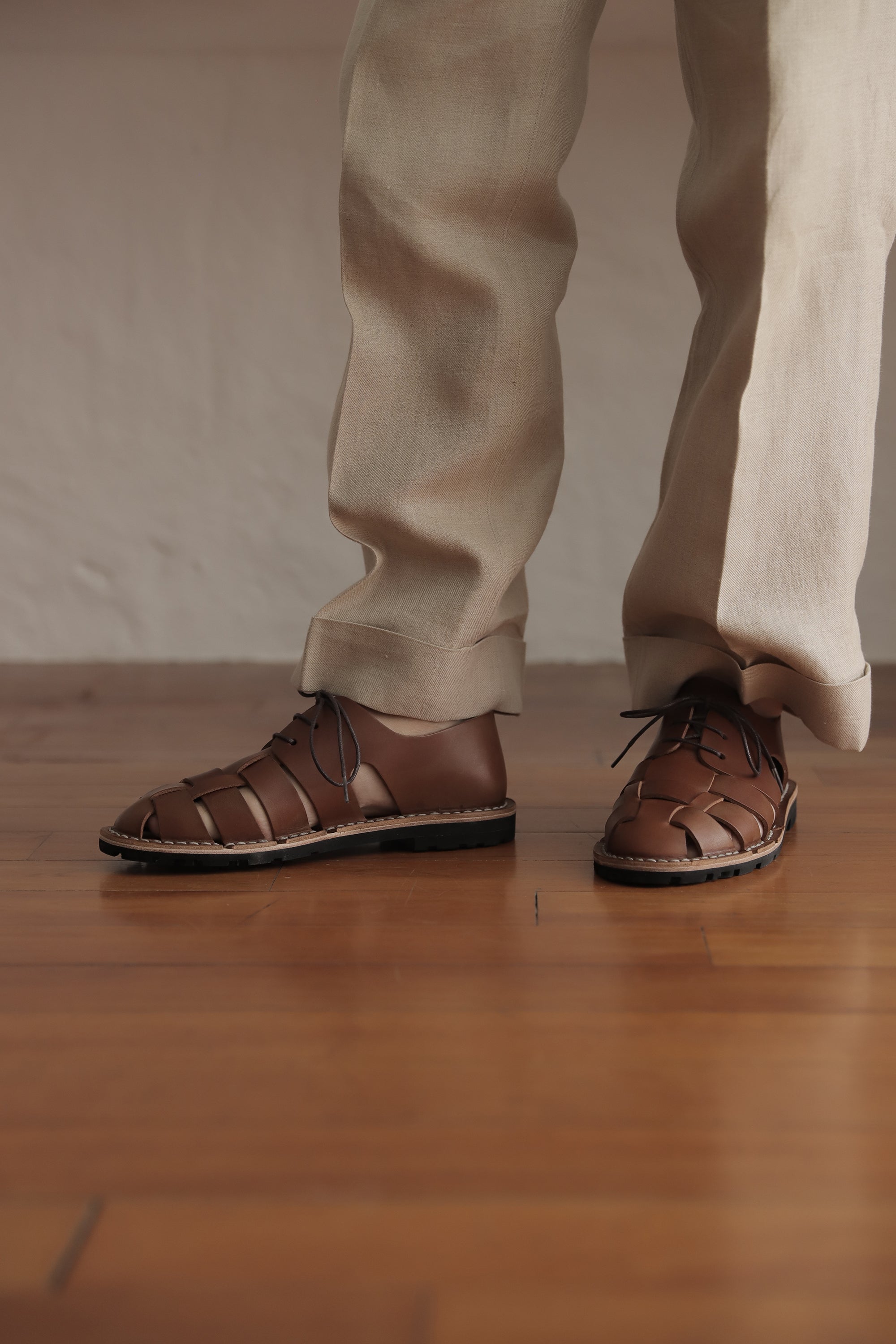 STEVE MONO - Artisanal Sandals 10/05 Chocolate
