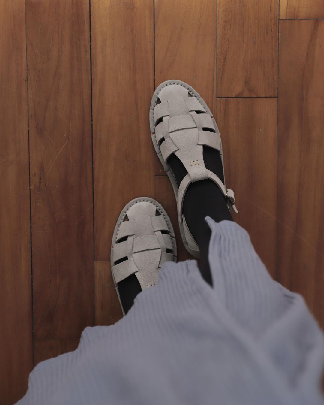 STEVE MONO - Artisanal Sandals 10/01 GREY