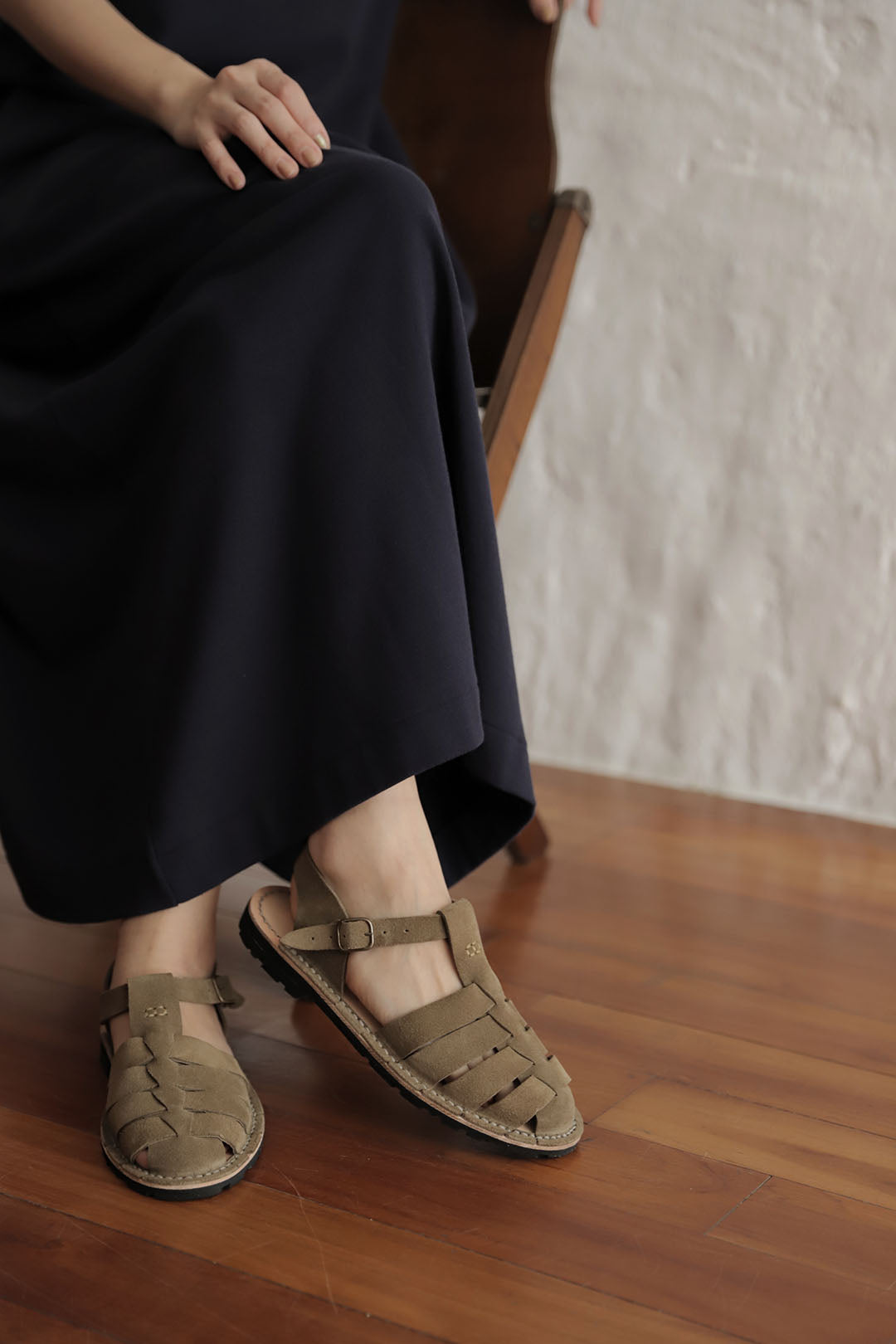 STEVE MONO - Artisanal Sandals 10/09 KHAKI