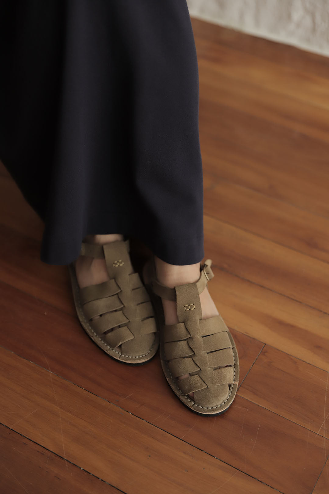 STEVE MONO - Artisanal Sandals 10/09 KHAKI